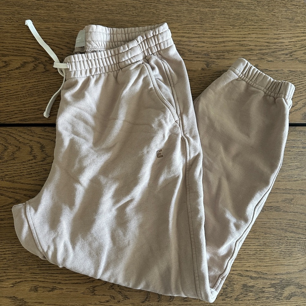 Light Pink Purple Everlane Sweatpants